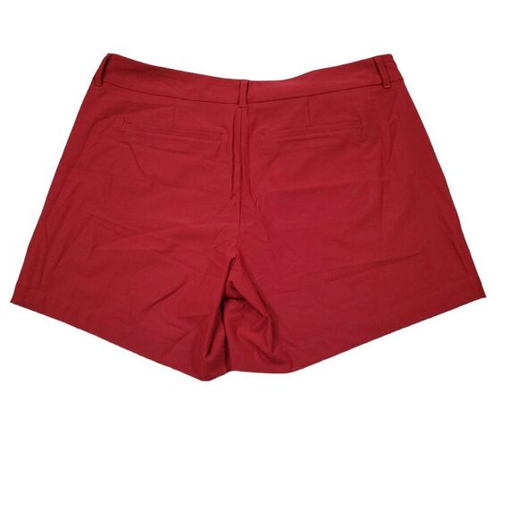 Spanx 6" Sunshine Shorts UPF 50+ Women's Size XL Stretch Dark Cherry Red - Picture 3 of 10